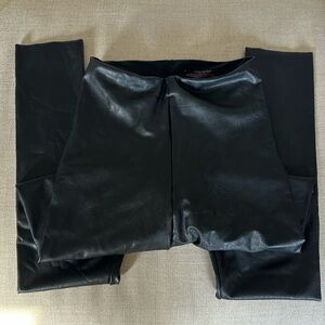 COMMANDO Perfect Control Faux Leather Legging (size small)